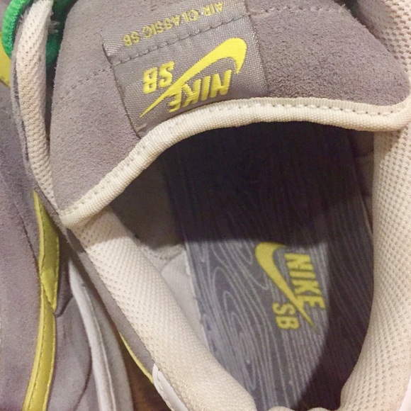 🔥🛹 Nike Sb Zoom Air Classic Steel Grey/Volt 🛹🔥 - Picture 6 of 9